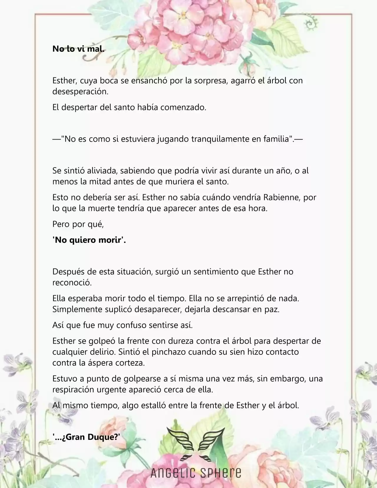 Una Santa Adoptada Por El Gran Duque (Novela) - Capítulo 28 - Página 9 - LectorTMOo