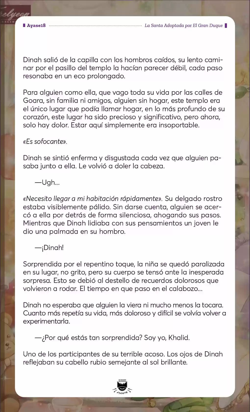 Una Santa Adoptada Por El Gran Duque (Novela) - Capítulo 3 - Página 4 - LectorTMOo