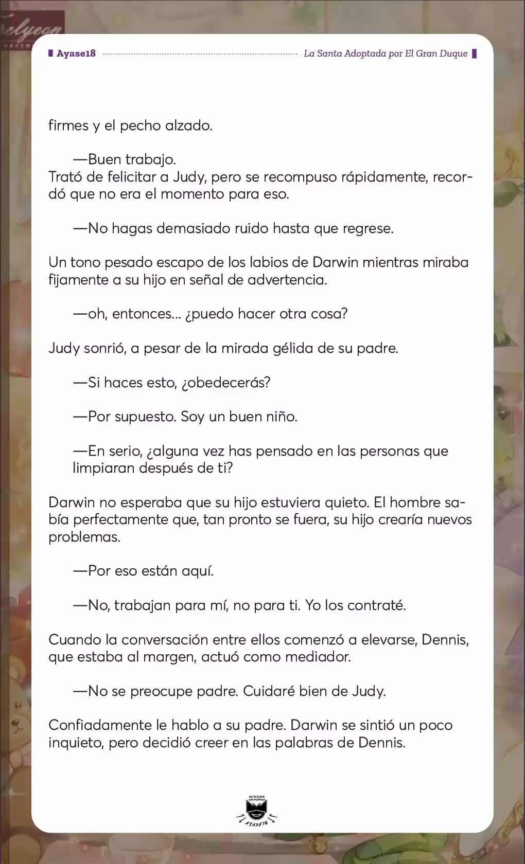 Una Santa Adoptada Por El Gran Duque (Novela) - Capítulo 3 - Página 10 - LectorTMOo