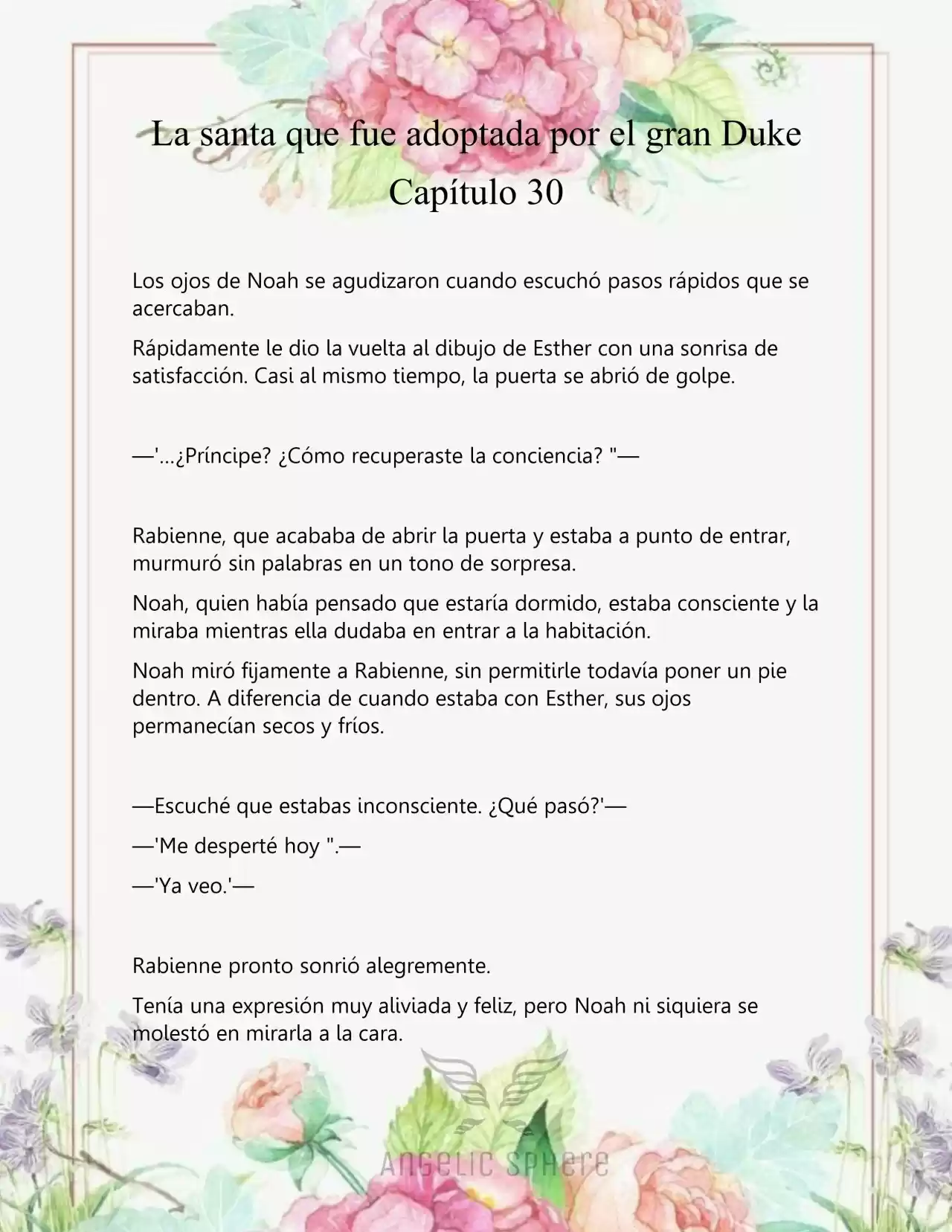 Una Santa Adoptada Por El Gran Duque (Novela) - Capítulo 30 - Página 6 - LectorTMOo