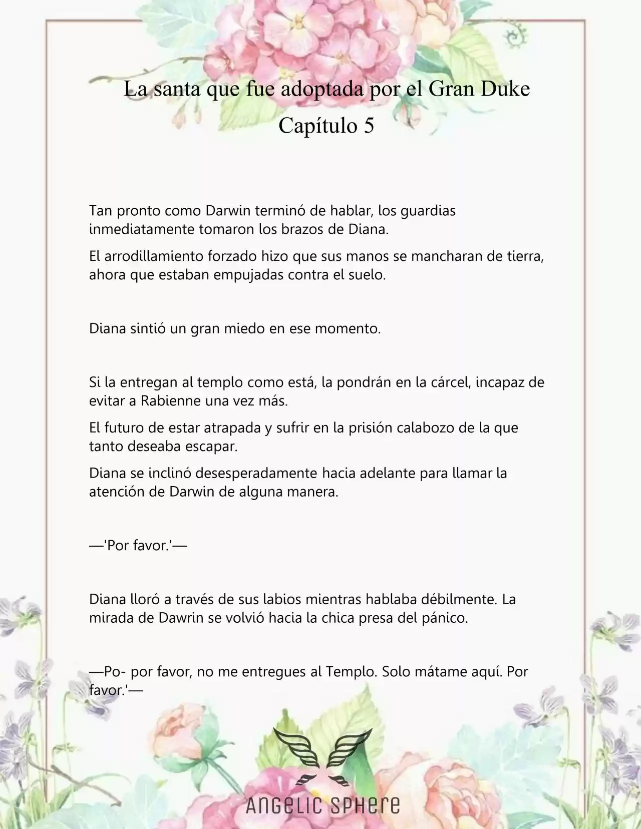 Una Santa Adoptada Por El Gran Duque (Novela) - Capítulo 5 - Página 4 - LectorTMOo