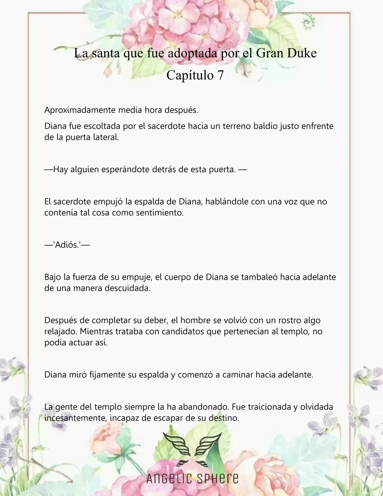 Una Santa Adoptada Por El Gran Duque (Novela) - Capítulo 7 - Página 4 - LectorTMOo