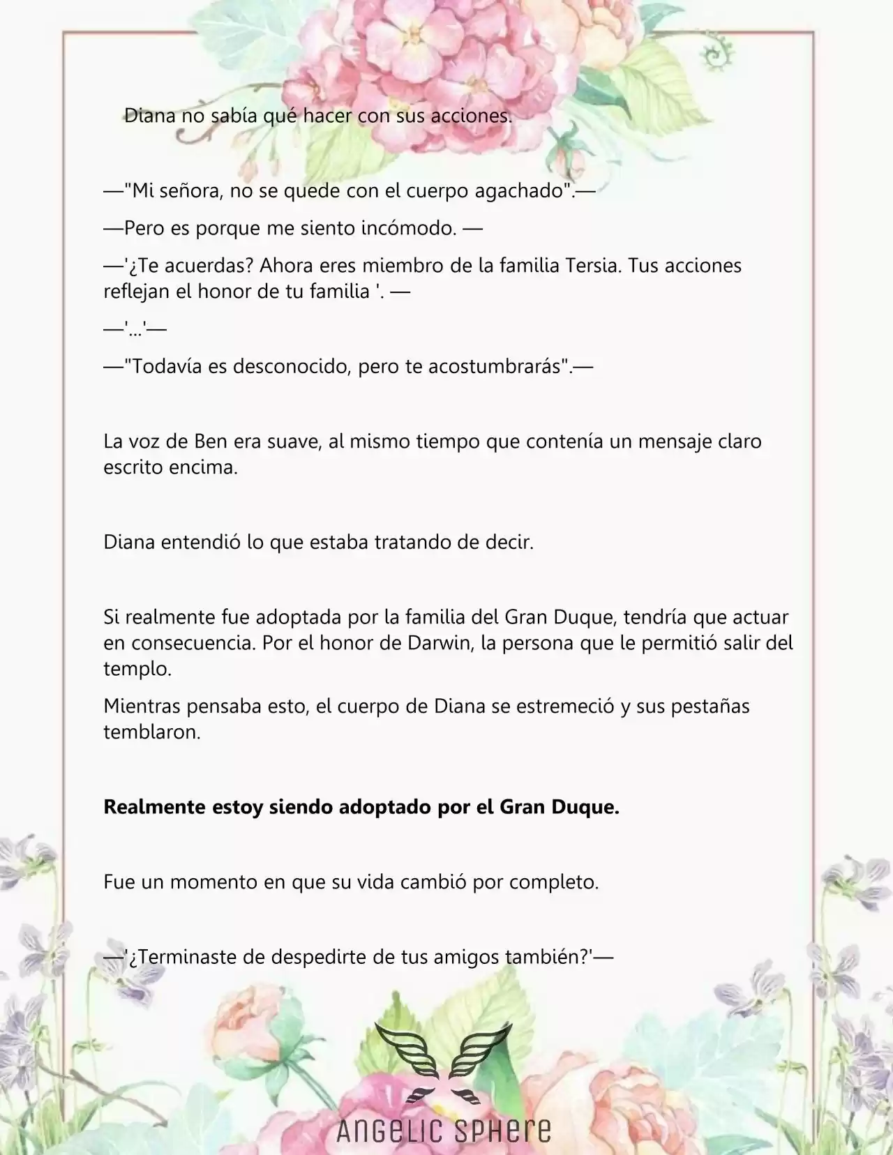 Una Santa Adoptada Por El Gran Duque (Novela) - Capítulo 7 - Página 6 - LectorTMOo