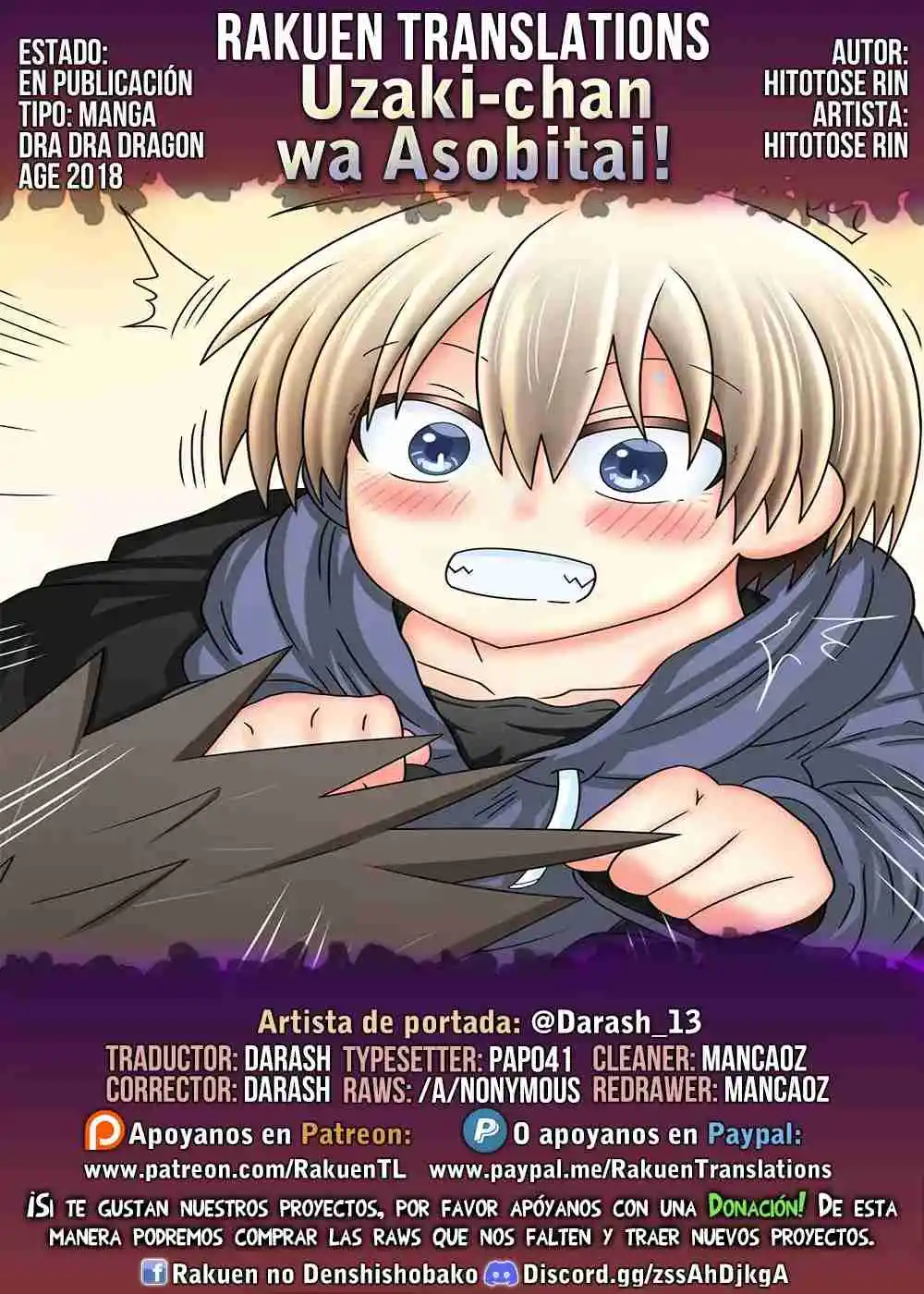 Uzaki-chan Wa Asobitai! - Capítulo 106.2 - Página 1 - LectorTMOo