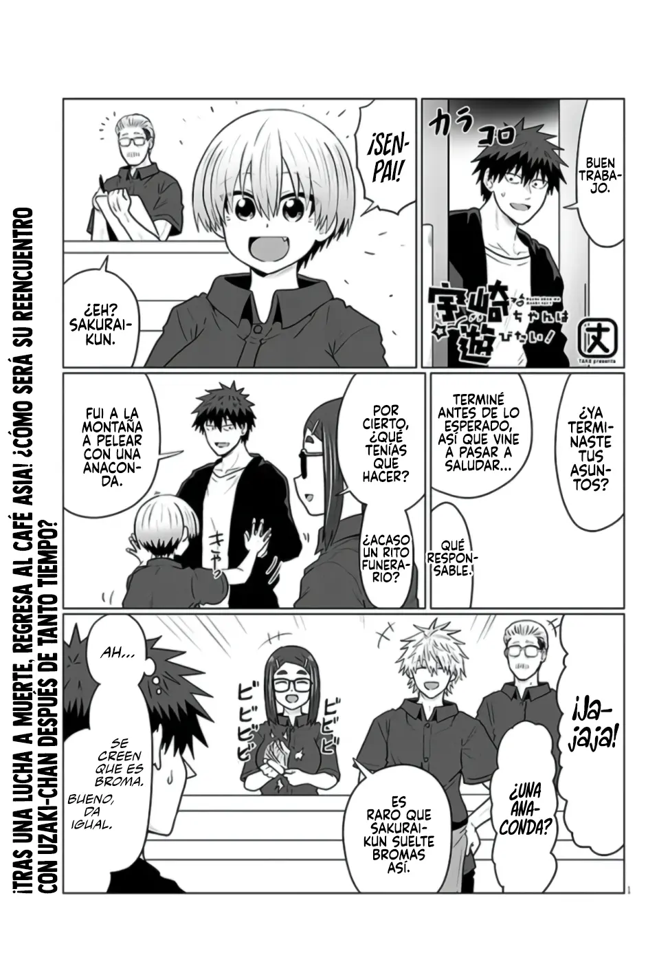 Uzaki-chan Wa Asobitai! - Capítulo 133 - Página 1 - LectorTMOo