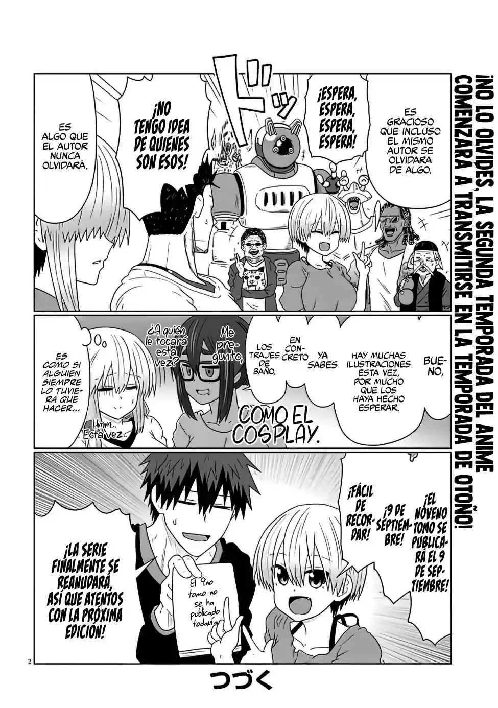 Uzaki-chan Wa Asobitai! - Capítulo 85.5 - Página 3 - LectorTMOo
