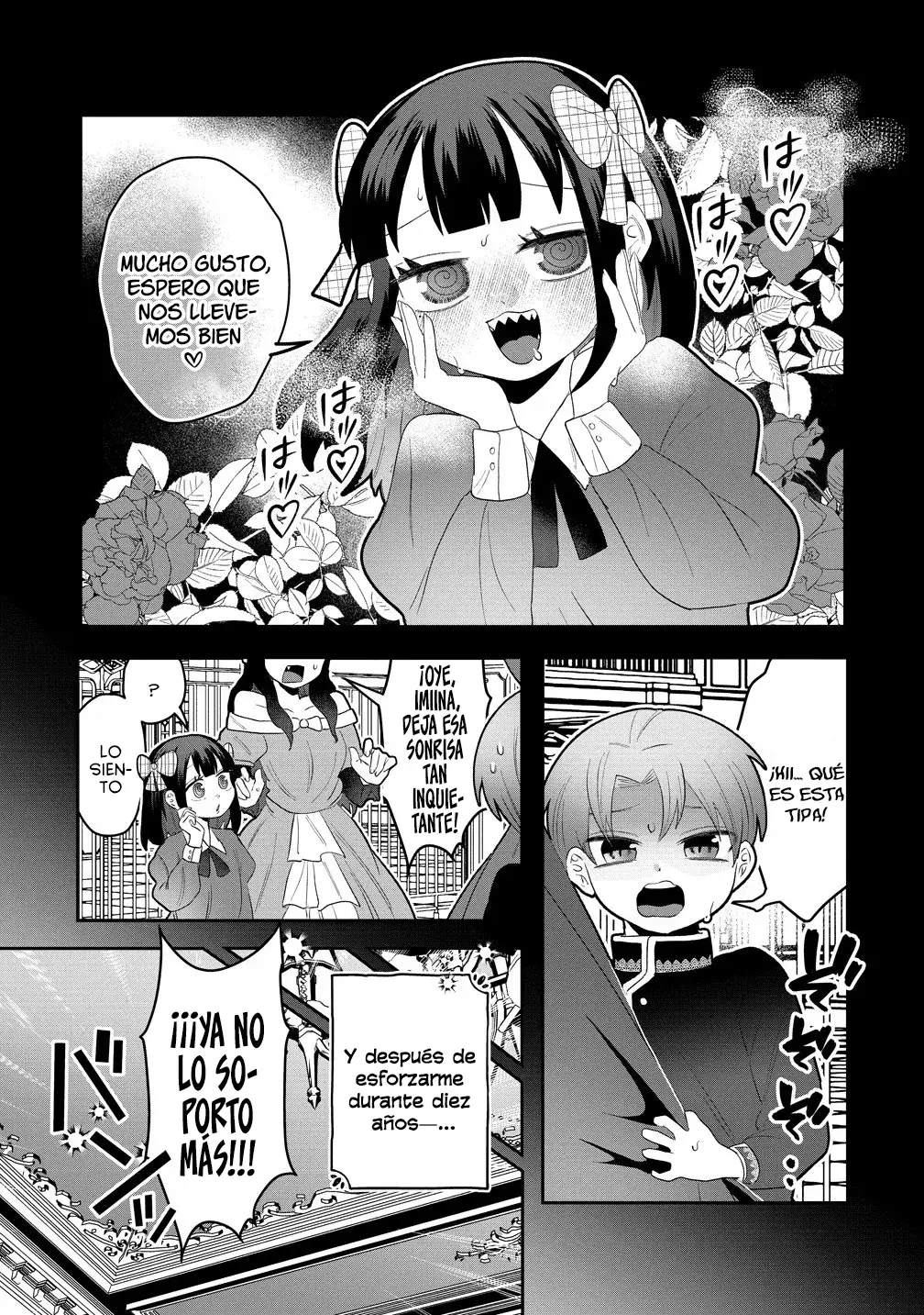 YANDERE KAKUSEI!! SUTERARETA REIJOU WA SAIKYOU KOUSHAKU NI GEKIJUU ATTACK CHUU! capítulo 1 página 5