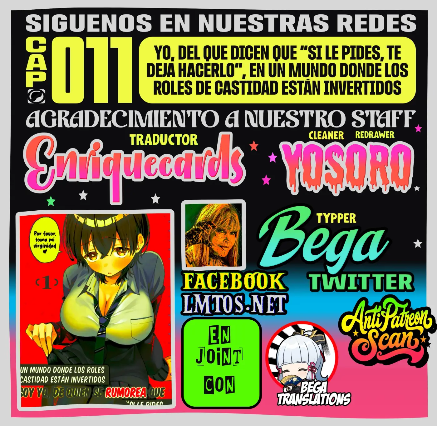 Yo, Del Que Dicen Que “si Le Pides, Te Deja Hacerlo”, En Un Mundo Donde Los Roles De Castidad Están Invertidos - Capítulo 11 - Página 1 - LectorTMOo