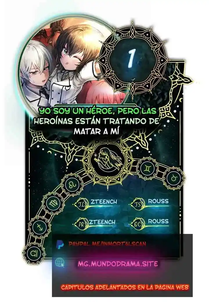 Yo Soy Un Héroe, Pero Las Heroínas Están Tratando De Matar A Mí - Capítulo 1 - Página 1 - LectorTMOo
