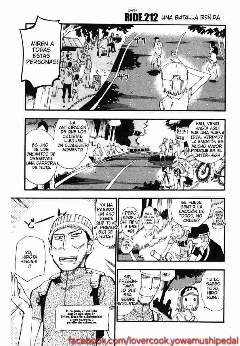 Yowamushi Pedal - Capítulo 212 - Página 3 - LectorTMOo