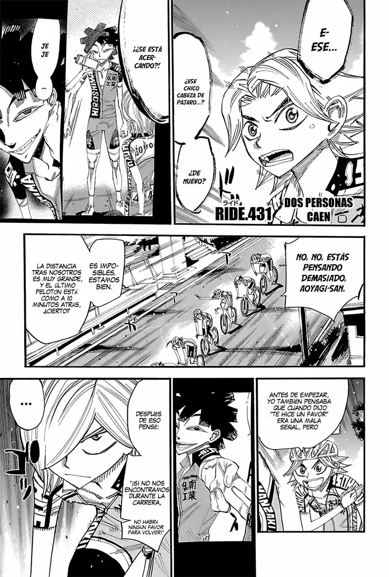 Yowamushi Pedal - Capítulo 431 - Página 2 - LectorTMOo