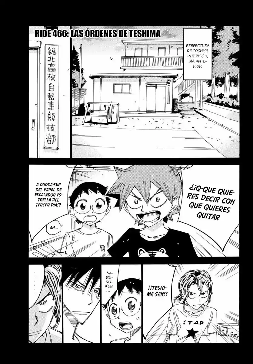 Yowamushi Pedal - Capítulo 466 - Página 3 - LectorTMOo