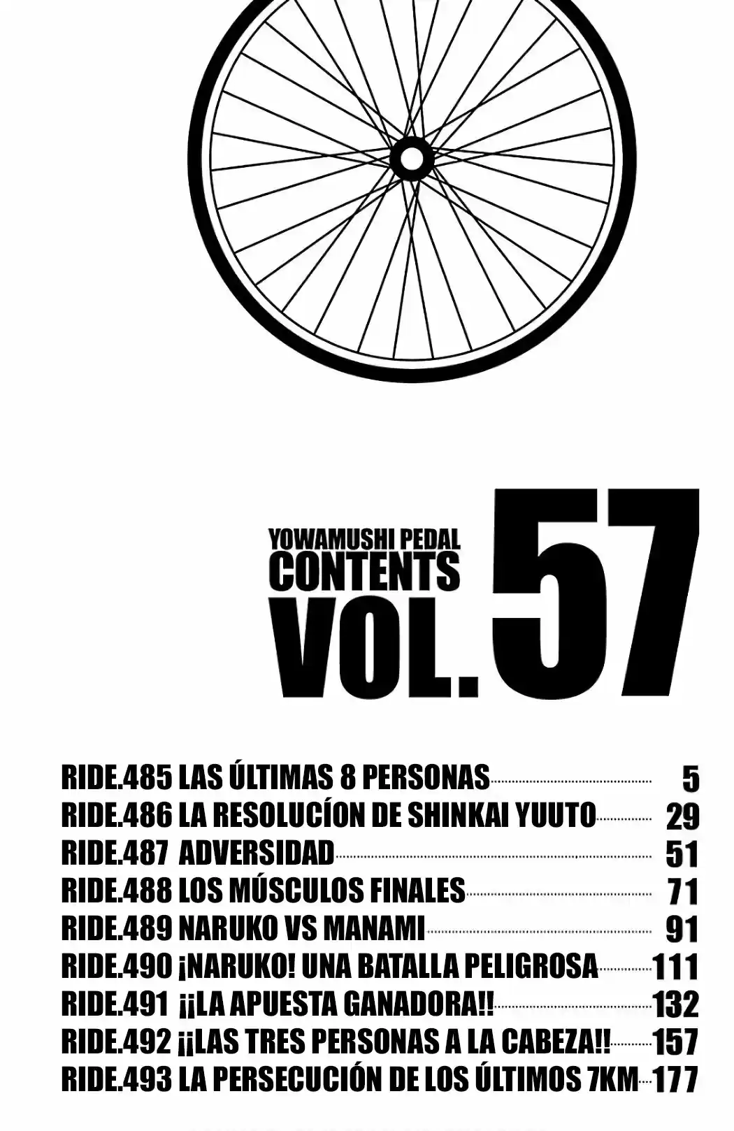 Yowamushi Pedal - Capítulo 485 - Página 7 - LectorTMOo