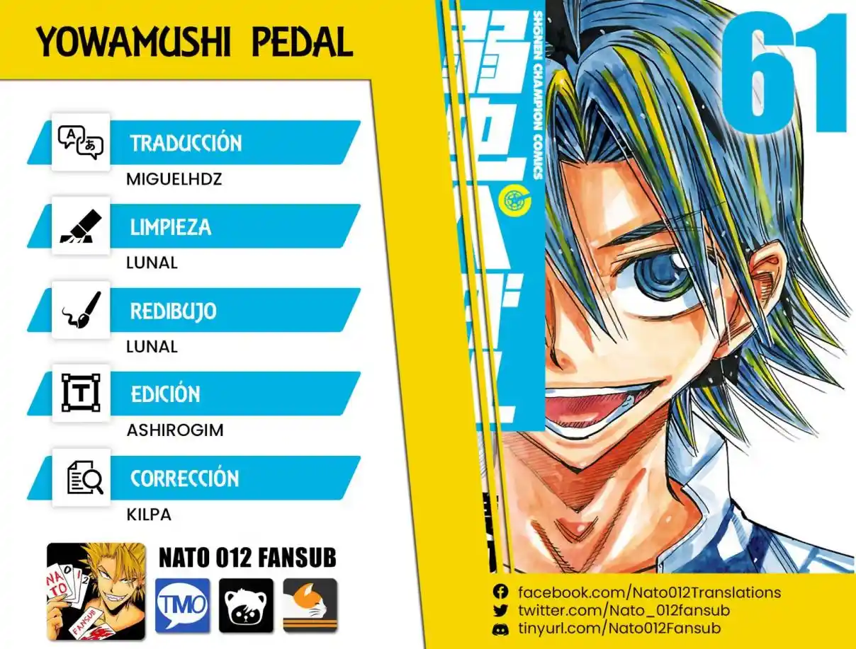 Yowamushi Pedal - Capítulo 524 - Página 1 - LectorTMOo