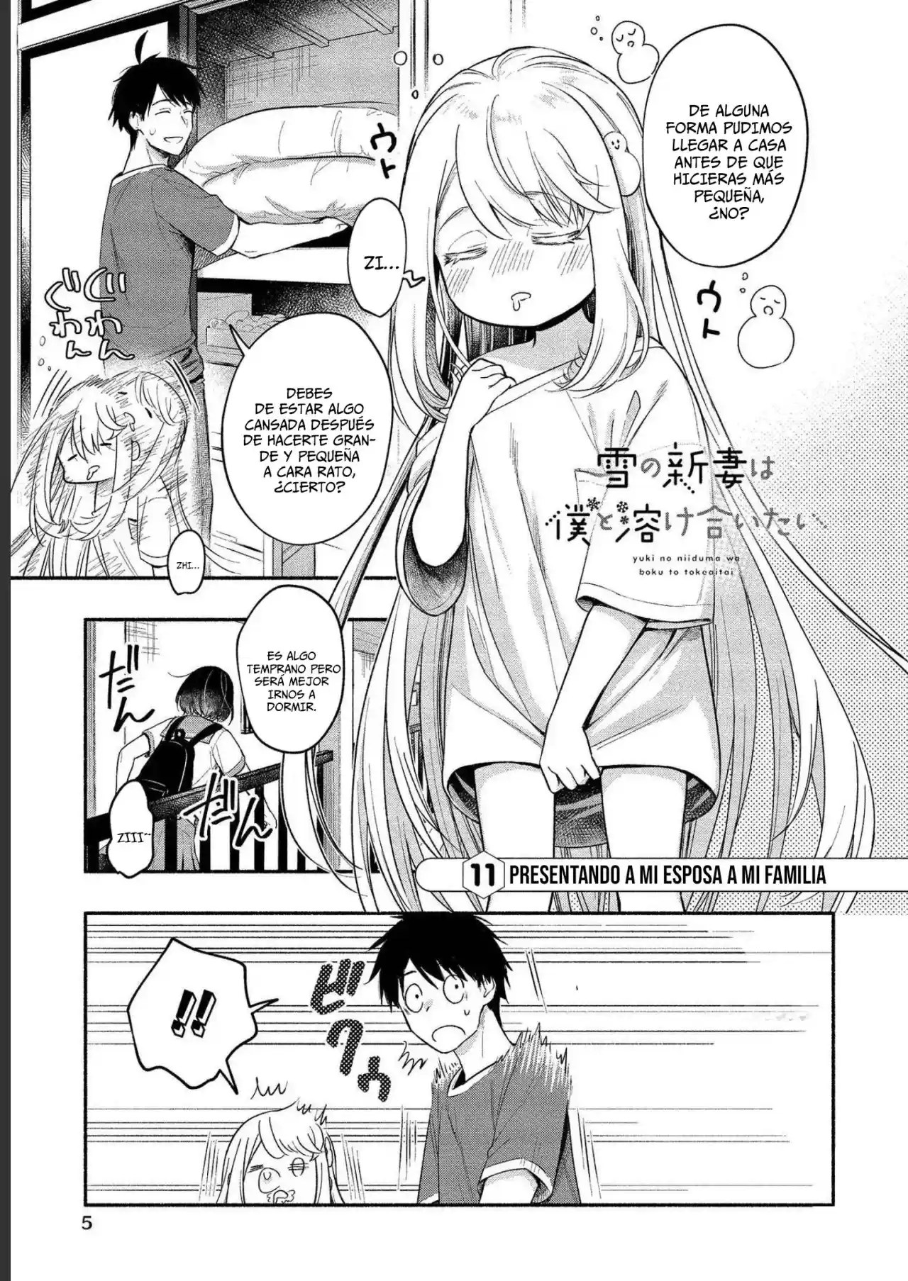 Yuki No Niiduma Wa Boku To Tokeaitai - Capítulo 11 - Página 5 - LectorTMOo
