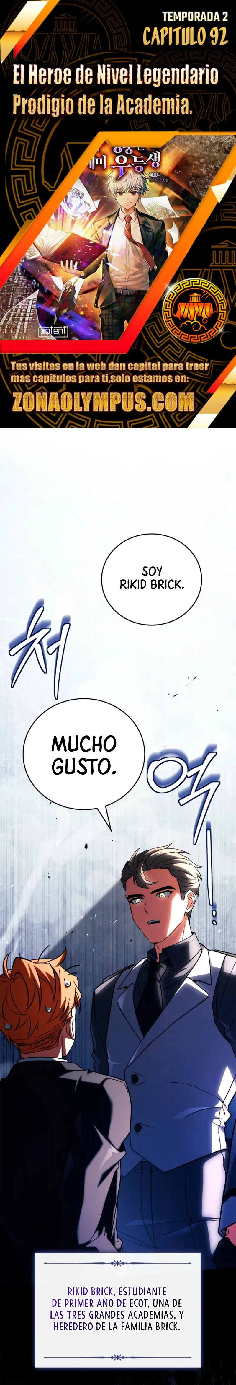 El heroe de nivel legendario prodigio de la academia. - Capítulo 92 - Página 1 - LectorTMOo