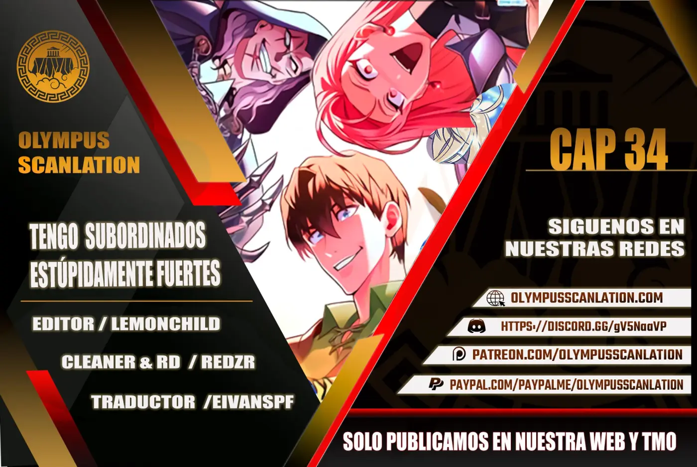Mis subordinados son demasiado fuertes - Capítulo 34 - Página 1 - LectorTMOo