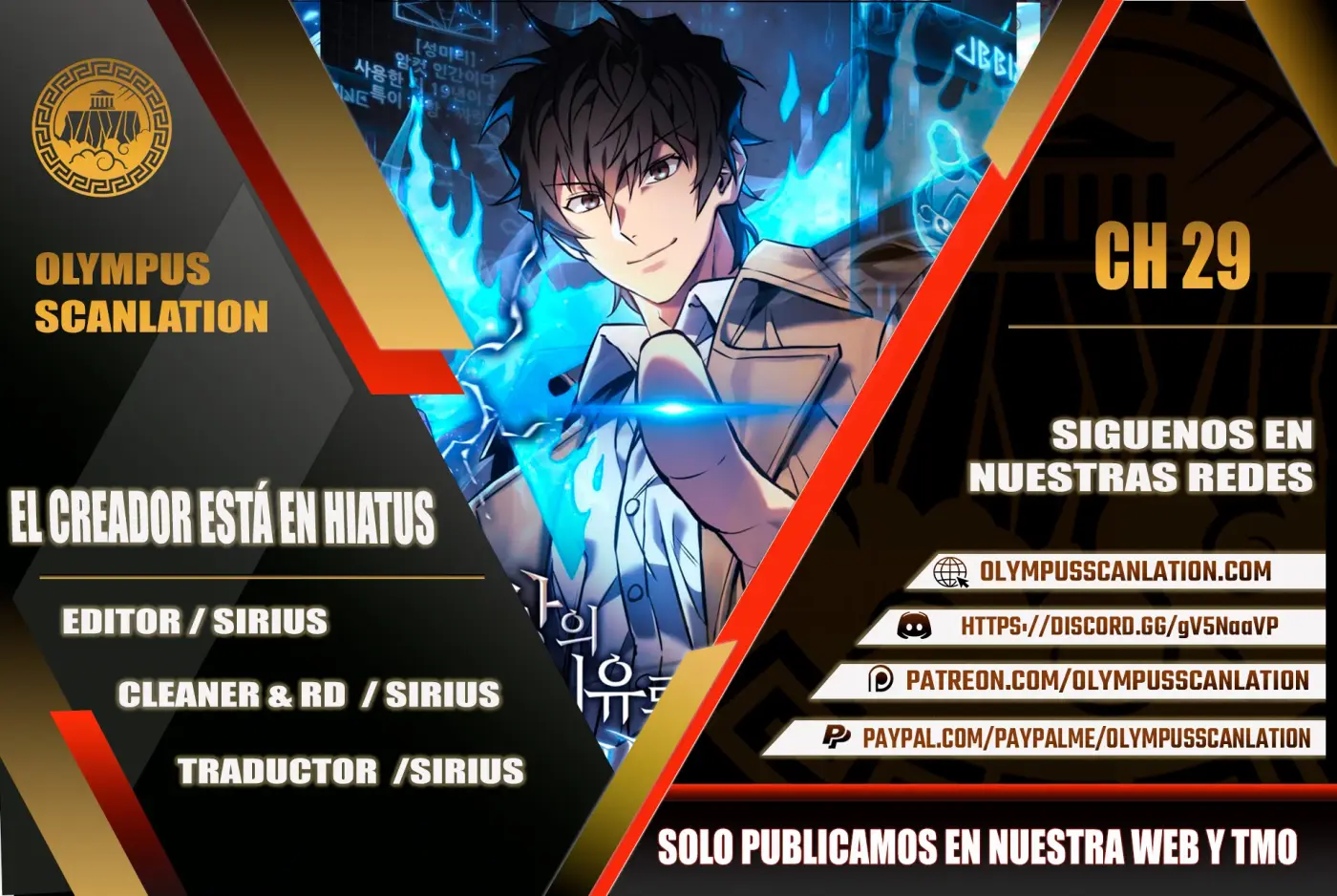 El creador está en hiatus - Capítulo 29 - Página 1 - LectorTMOo