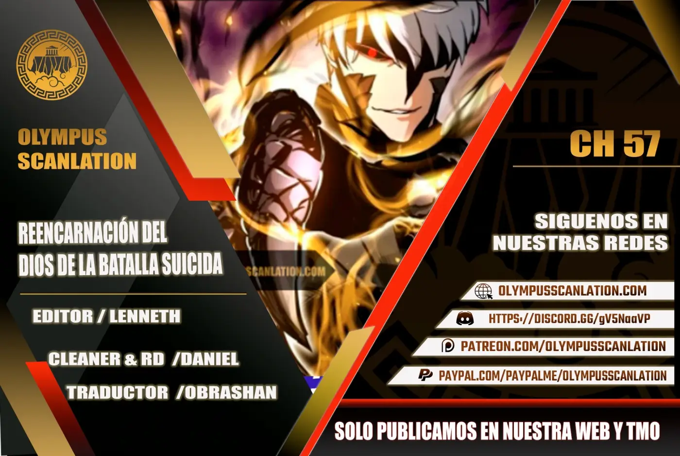el Dios de la Batalla Suicida - Capítulo 57 - Página 1 - LectorTMOo