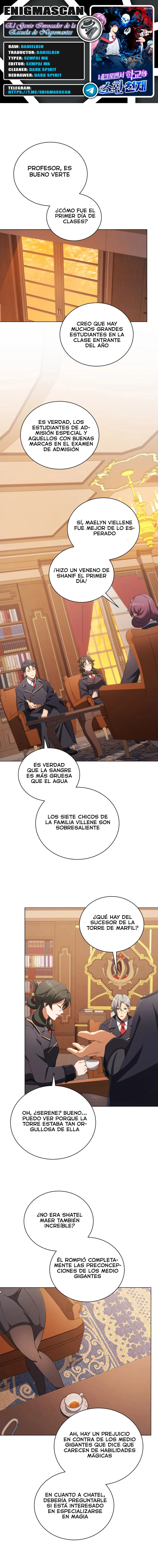 El Genio Invocador de la Escuela de Nigromantes - Capítulo 13 - Página 1 - LectorTMOo