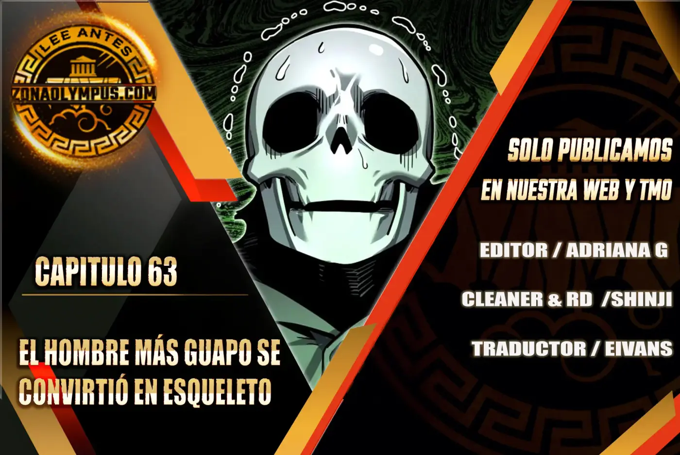 El hombre más guapo se convirtió en esqueleto - Capítulo 63 - Página 1 - LectorTMOo
