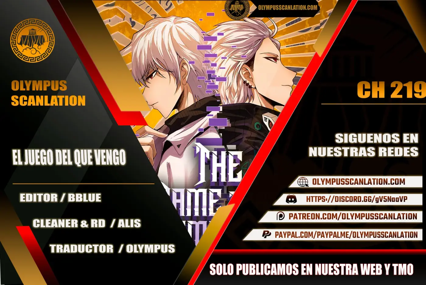 El juego del que vengo - Capítulo 219 - Página 1 - LectorTMOo