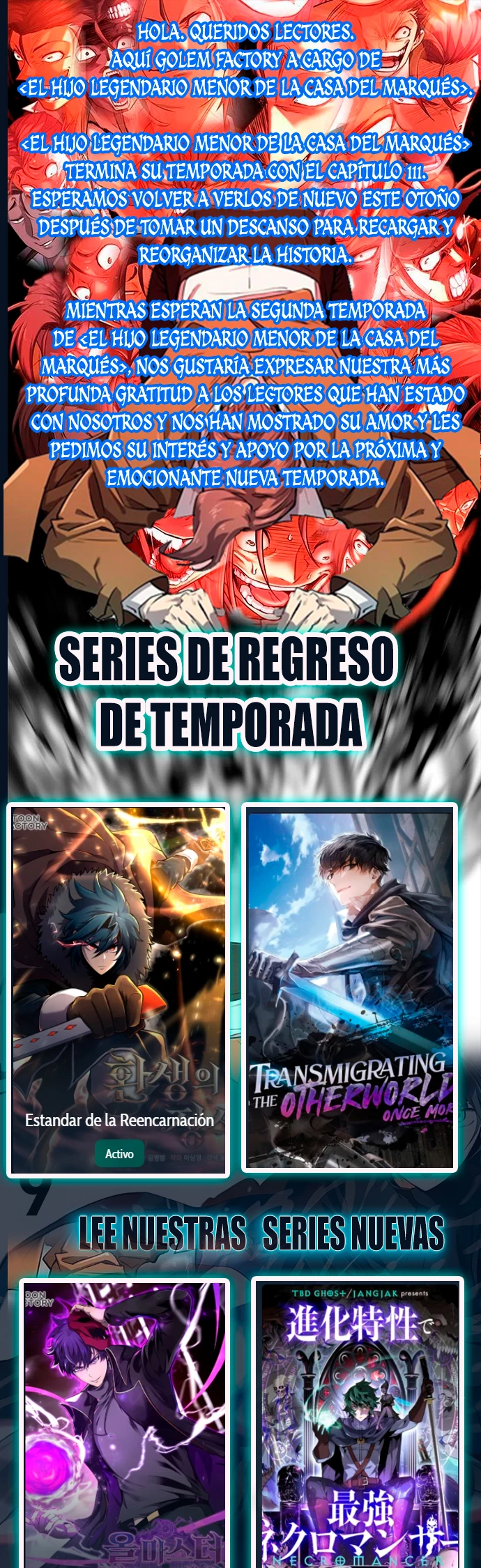 El Legendario Hijo Menor De La Casa Del Marqués - Capítulo 111.5 - Página 1 - LectorTMOo