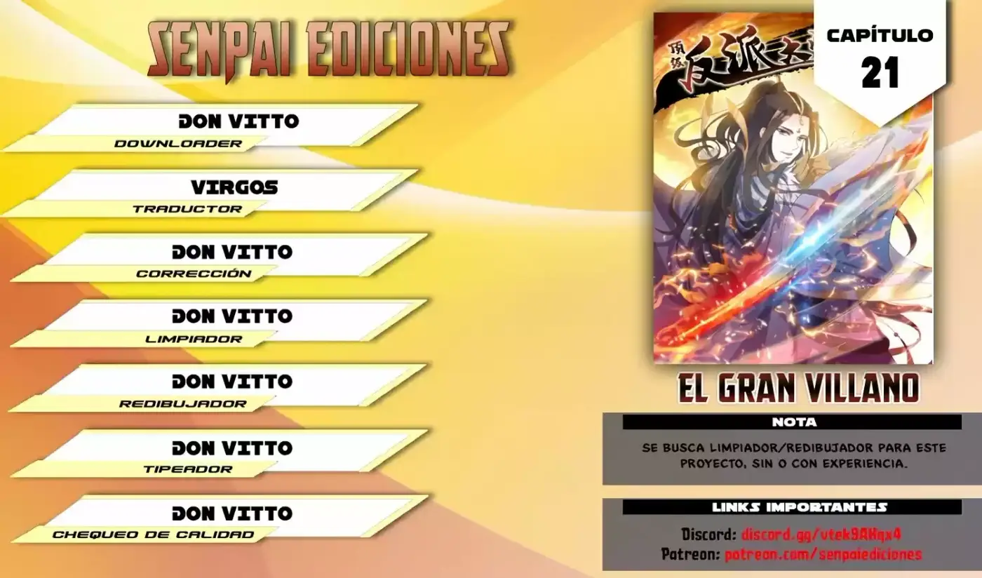 Gran Villano - Capítulo 21 - Página 1 - LectorTMOo