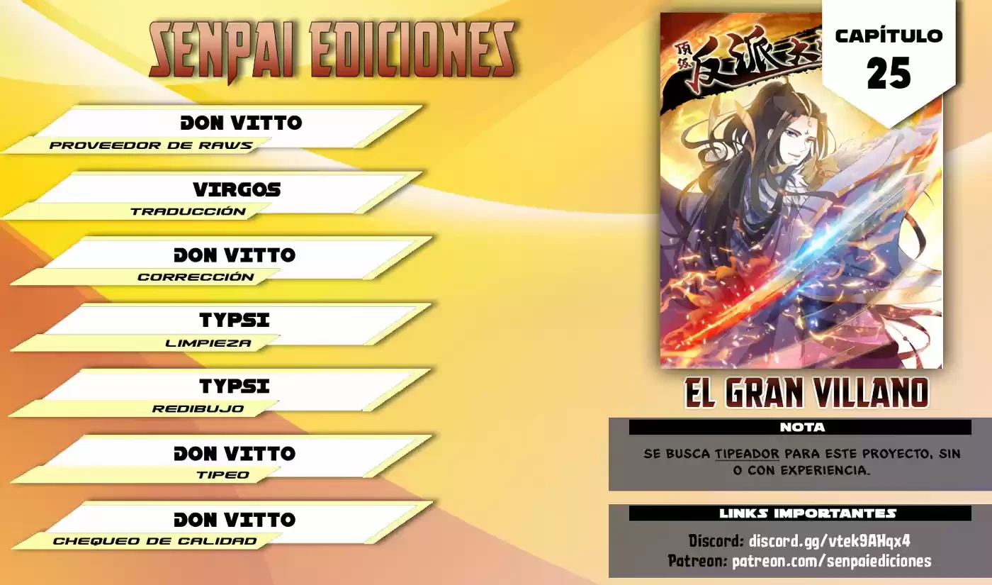 Gran Villano - Capítulo 25 - Página 1 - LectorTMOo