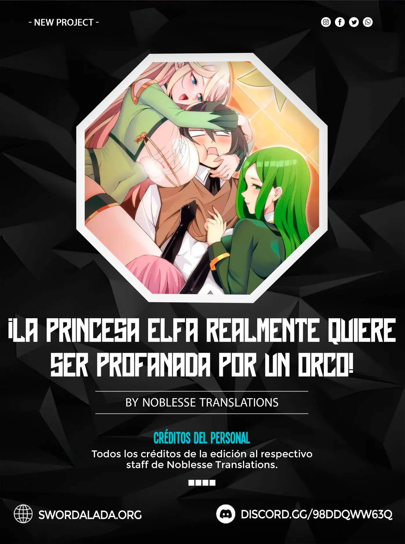 ¡La princesa elfa realmente quiere ser profanada por un orco! - Capítulo 34 - Página 1 - LectorTMOo