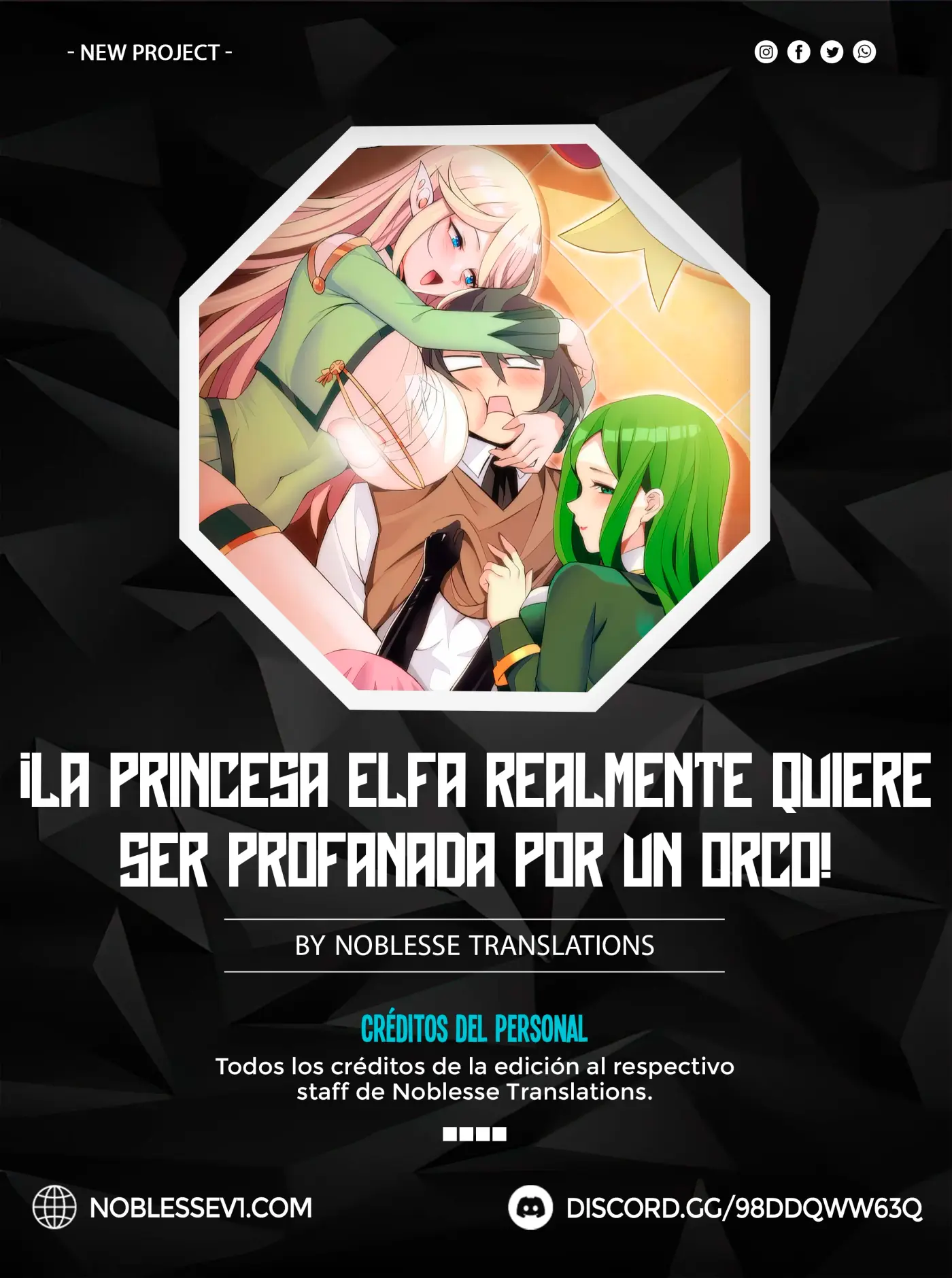 ¡La princesa elfa realmente quiere ser profanada por un orco! - Capítulo 8 - Página 1 - LectorTMOo