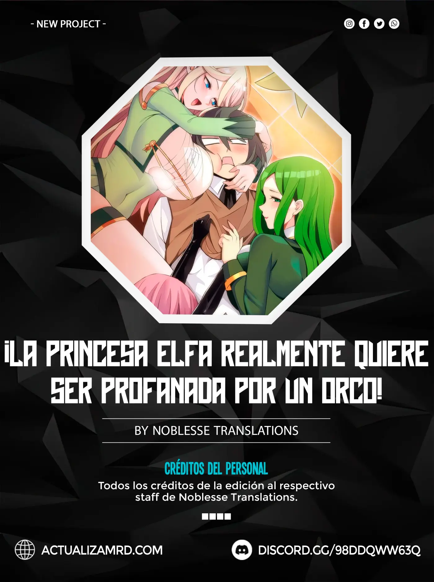 ¡La princesa elfa realmente quiere ser profanada por un orco! - Capítulo 20 - Página 1 - LectorTMOo