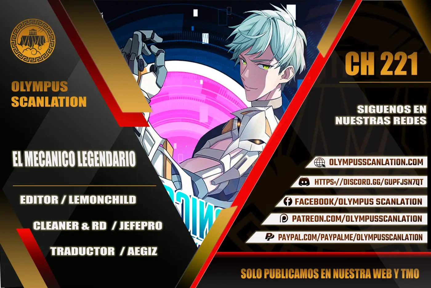 El mecánico legendario capítulo 221 página 1