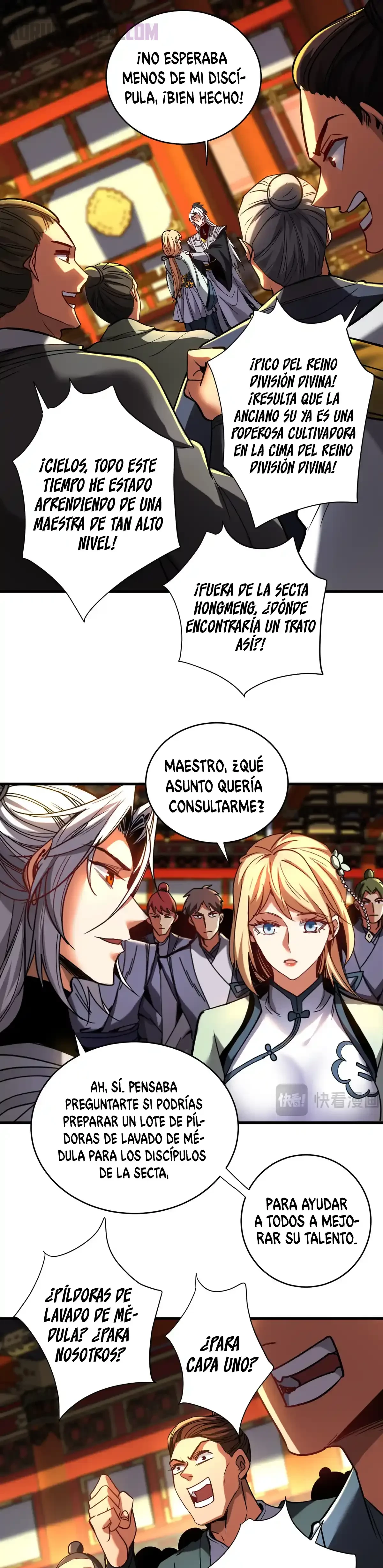 Mientras mis discípulas se matan, yo me relajo! - Capítulo 133 - Página 8 - LectorTMOo