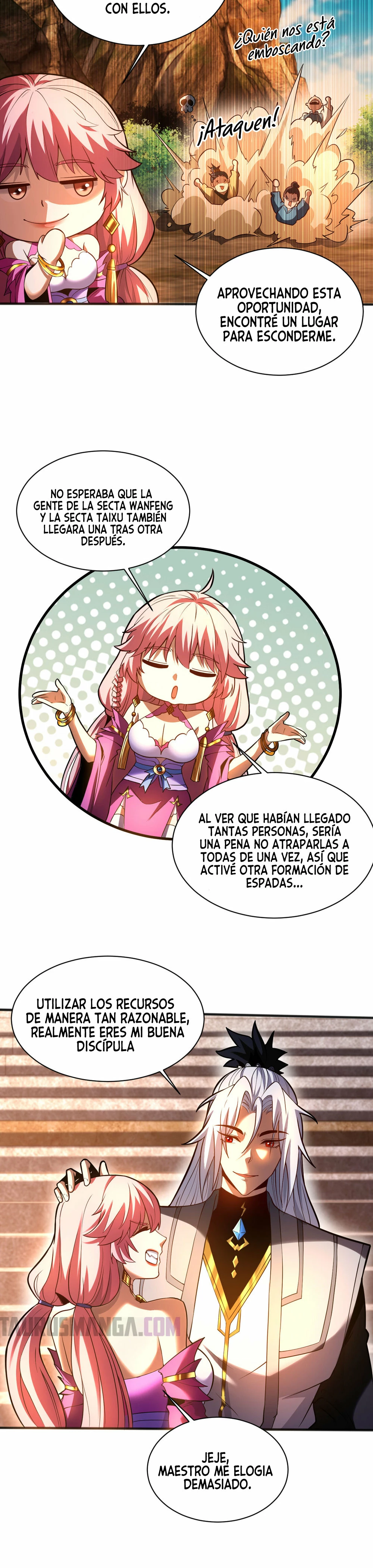 Mientras mis discípulas se matan, yo me relajo! - Capítulo 63 - Página 15 - LectorTMOo