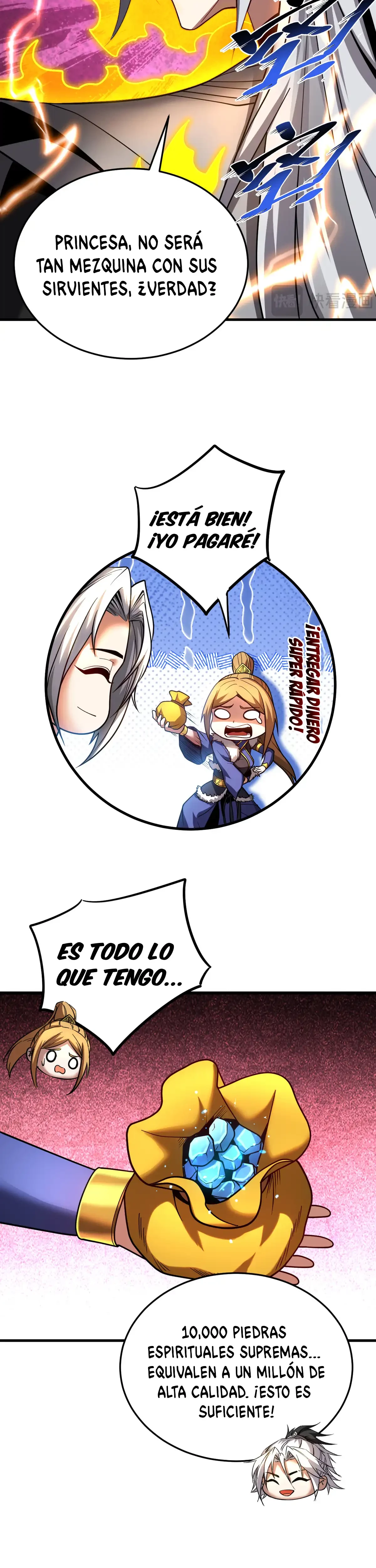 Mientras mis discípulas se matan, yo me relajo! - Capítulo 87 - Página 7 - LectorTMOo