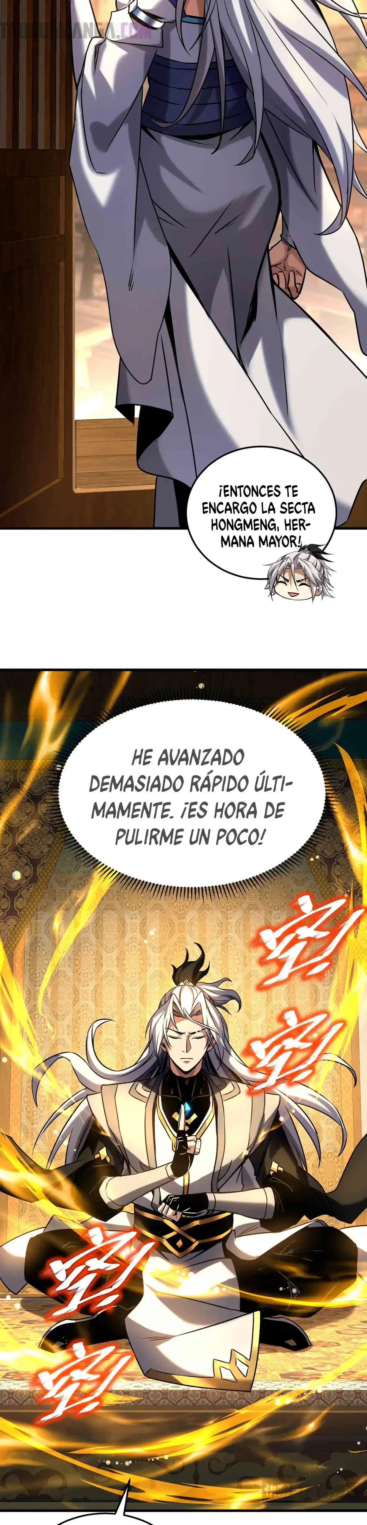 Mientras mis discípulas se matan, yo me relajo! - Capítulo 100 - Página 9 - LectorTMOo