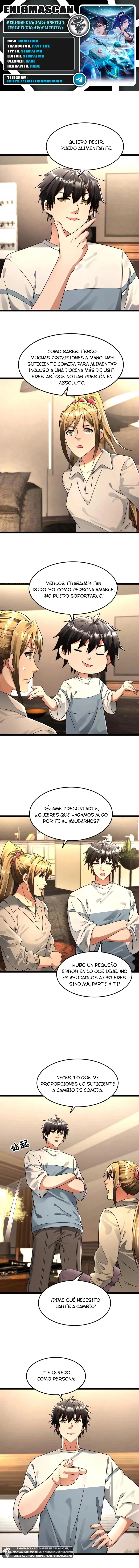 Periodo Glaciar: Construí un Refugio Apocalíptico - Capítulo 249 - Página 1 - LectorTMOo