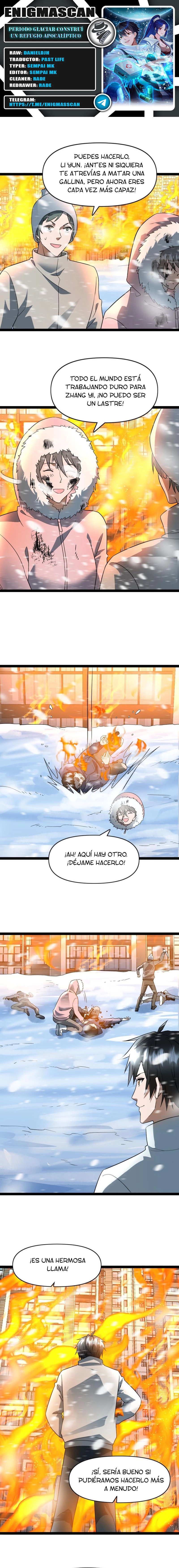 Periodo Glaciar: Construí un Refugio Apocalíptico - Capítulo 78 - Página 1 - LectorTMOo