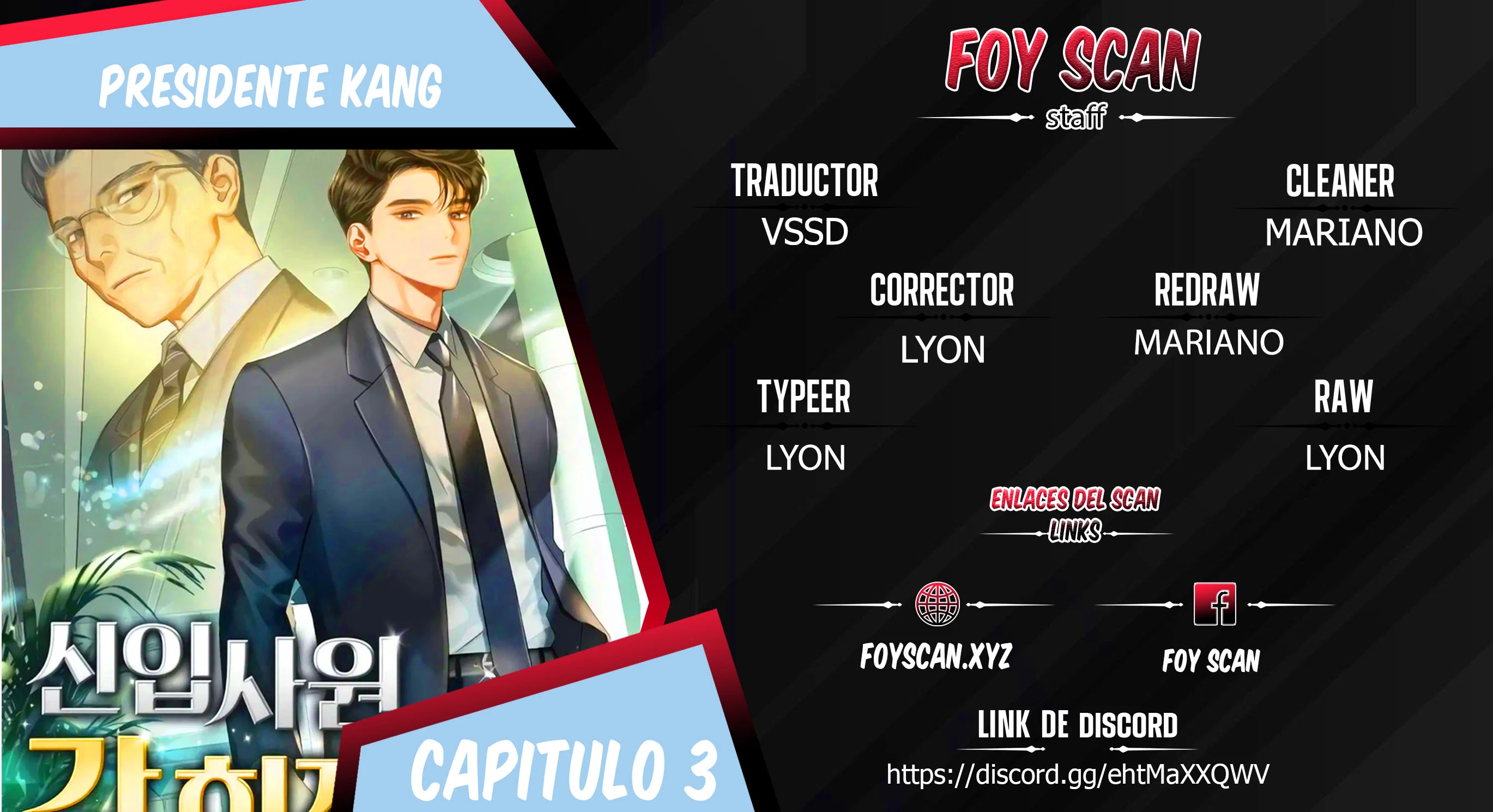 Presidente Kang: El nuevo empleado - Capítulo 3 - Página 1 - LectorTMOo