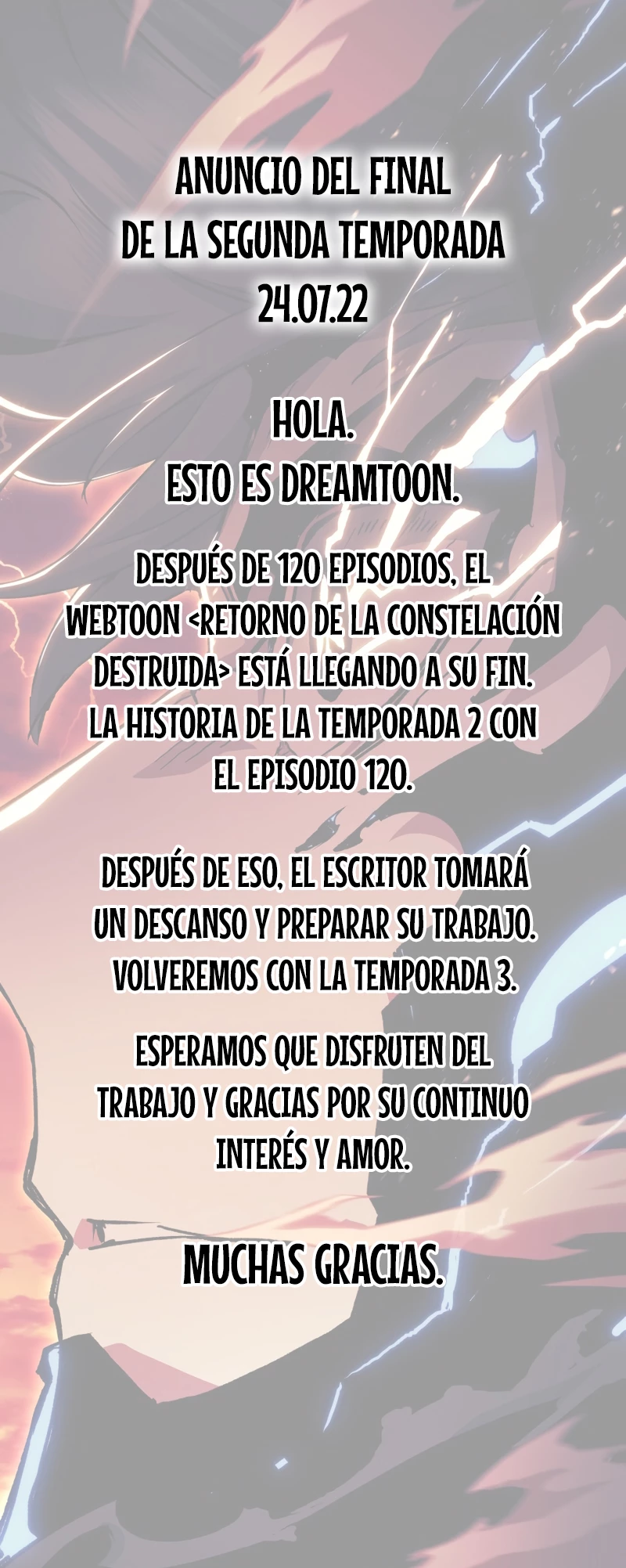 Retorno de la Constelacion Destruida - Capítulo 120.5 - Página 1 - LectorTMOo