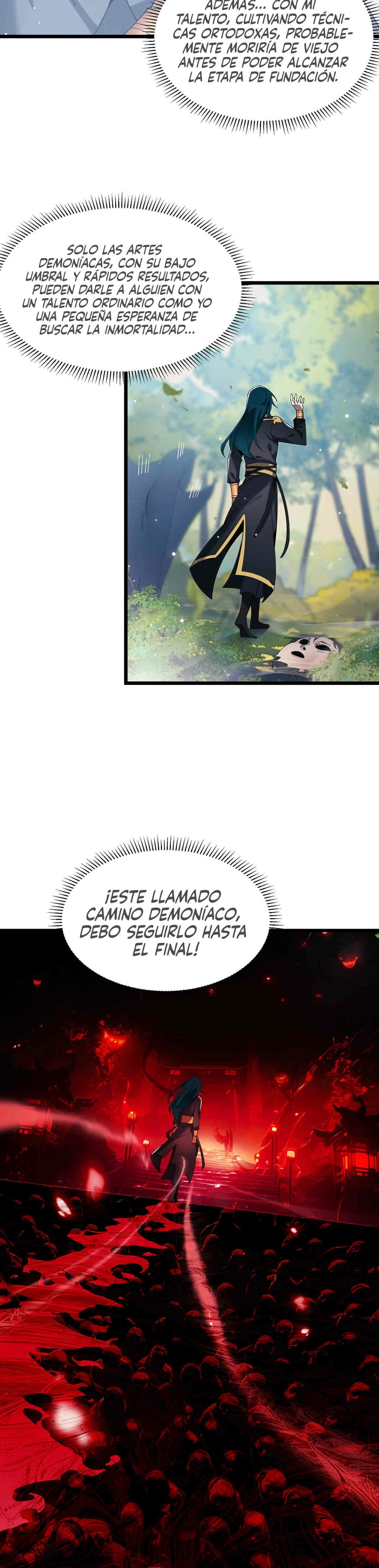 Renacido como Cultivador Demoníaco: Me hago mas fuerte matando zombies capítulo 1 página 27