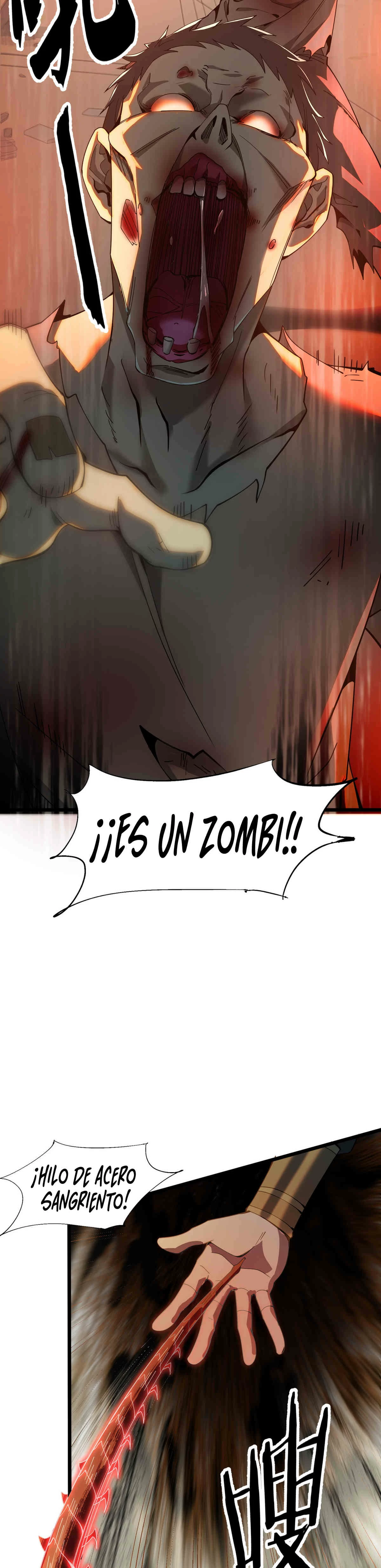 Renacido como Cultivador Demoníaco: Me hago mas fuerte matando zombies capítulo 1 página 36