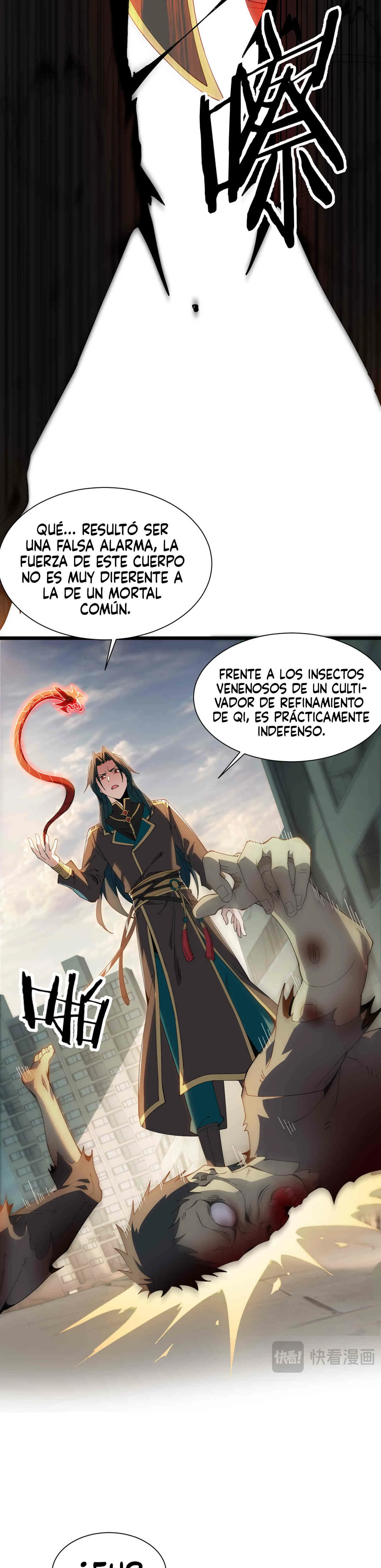 Renacido como Cultivador Demoníaco: Me hago mas fuerte matando zombies capítulo 1 página 38