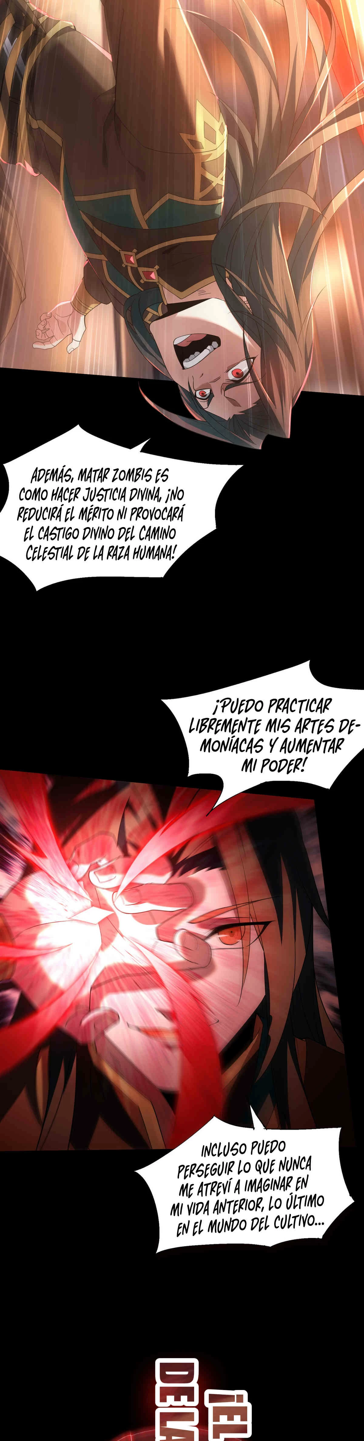Renacido como Cultivador Demoníaco: Me hago mas fuerte matando zombies capítulo 1 página 45