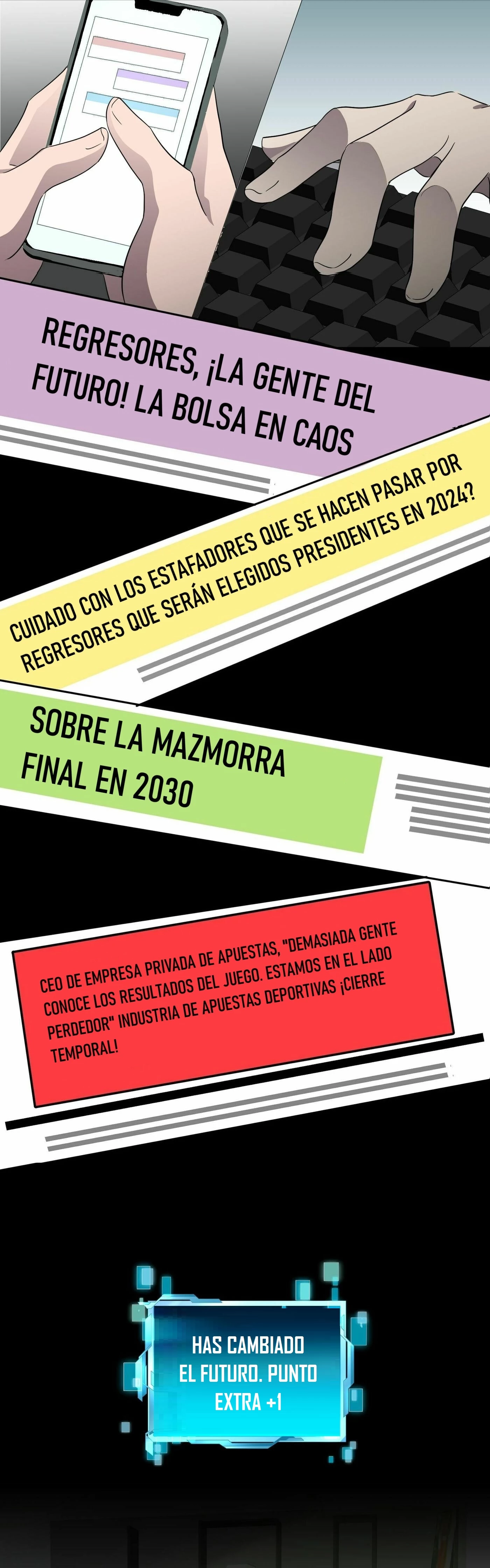 Todos retrocedieron menos ¡YO! capítulo 7 página 32