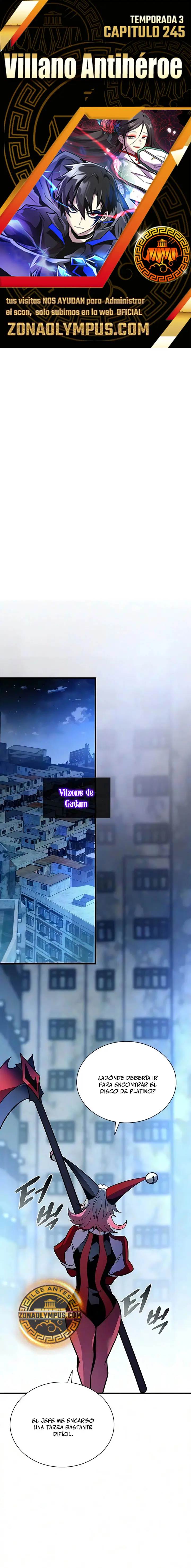 Villano antihéroe capítulo 245 página 1