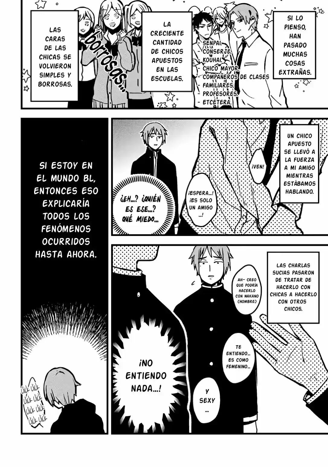 Zettai BL ni Naru Sekai VS Zettai BL ni Naritakunai Otoko - Capítulo 1 - Página 4 - LectorTMOo