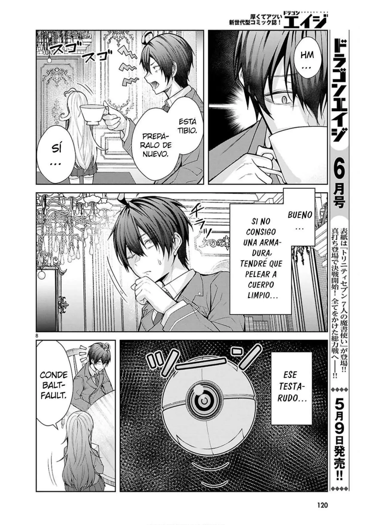 Otome Game Sekai wa Mob ni Kibishii Sekai Desu - Capítulo 77 - Página 8 - LectorTMOo