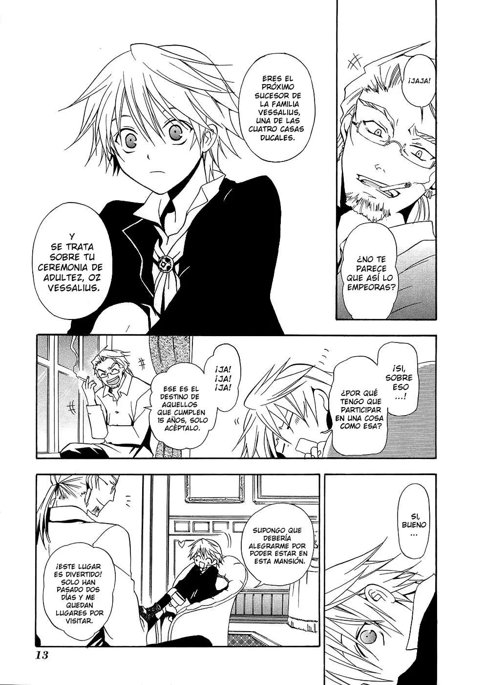 Pandora Hearts capítulo 1 página 16